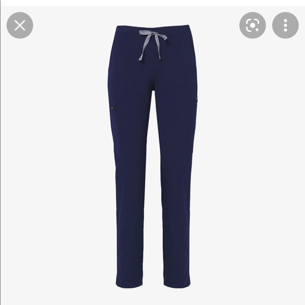 FIGS Navy Yola Skinny Scrub Pants XXS PETITE